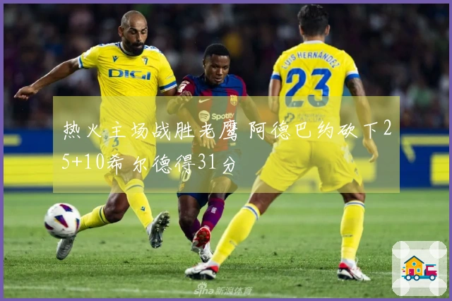 热火主场战胜老鹰 阿德巴约砍下25+10希尔德得31分